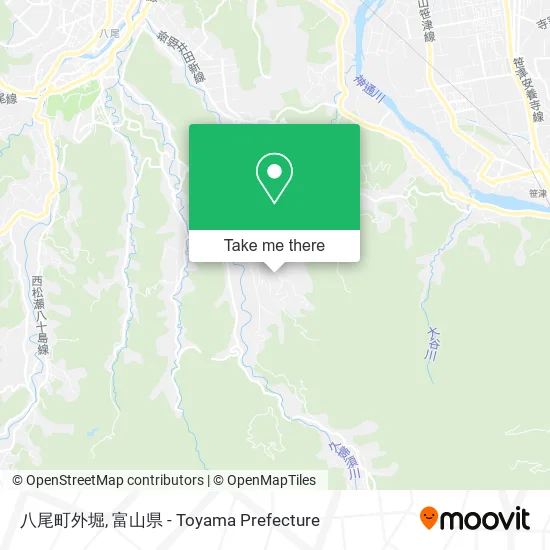 八尾町外堀 map
