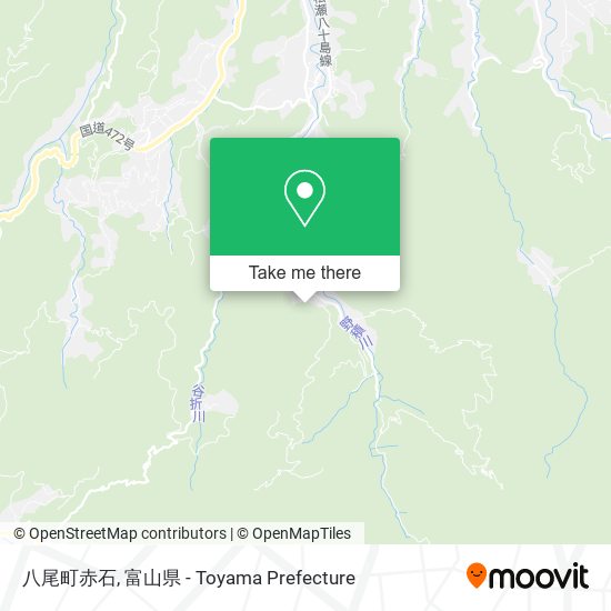 八尾町赤石 map