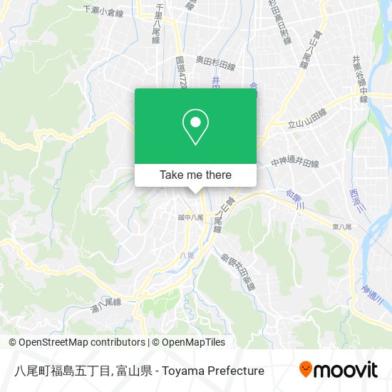 八尾町福島五丁目 map