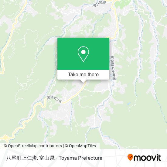 八尾町上仁歩 map