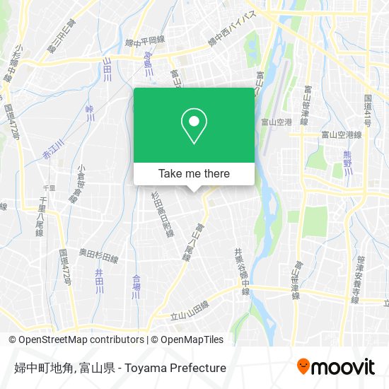 婦中町地角 map