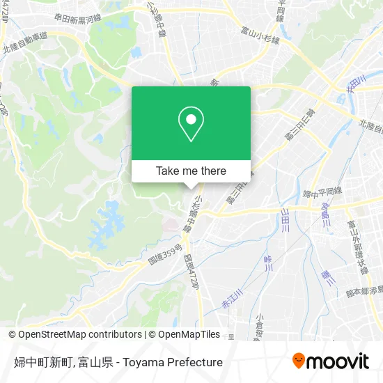 婦中町新町 map