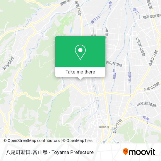 八尾町新田 map