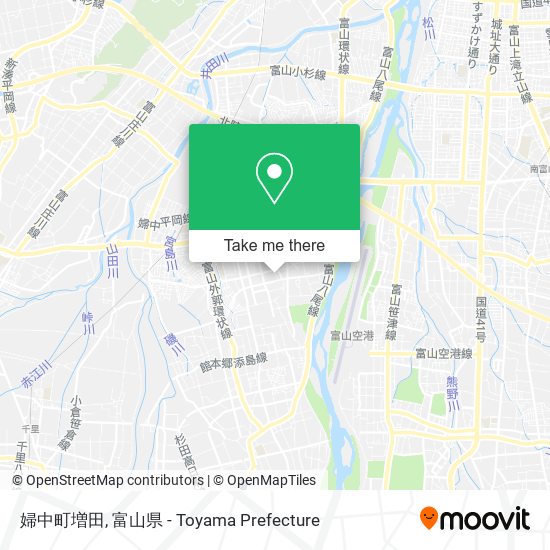婦中町増田 map