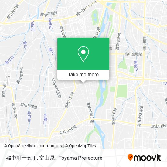 婦中町十五丁 map
