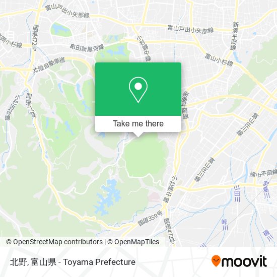 北野 map