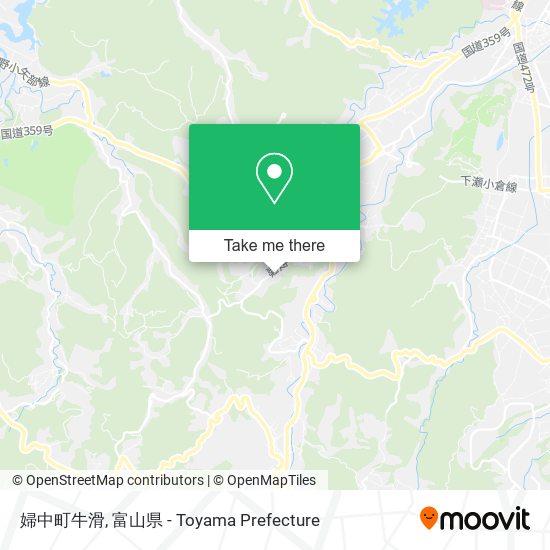婦中町牛滑 map