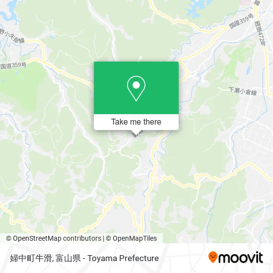 婦中町牛滑 map