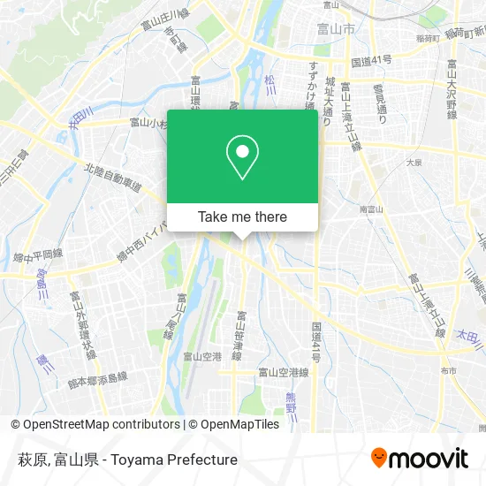 萩原 map