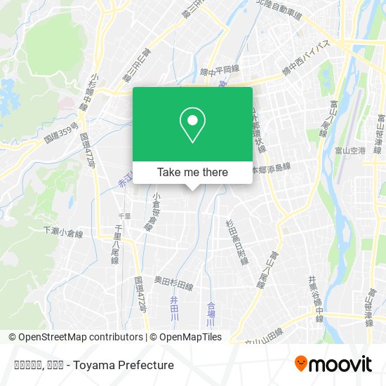 婦中町余川 map