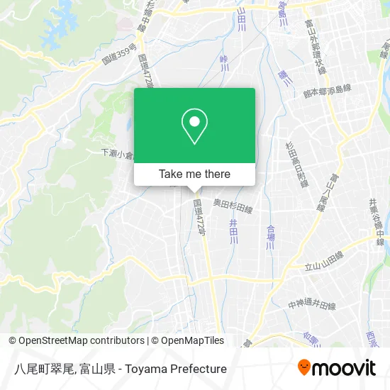 八尾町翠尾 map