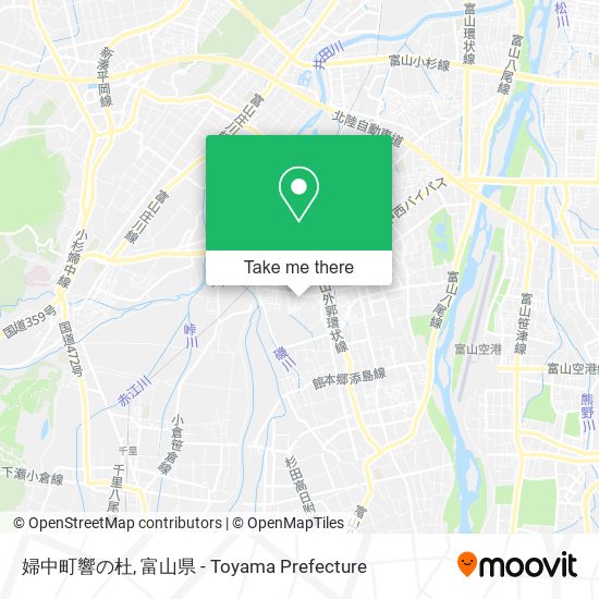 婦中町響の杜 map