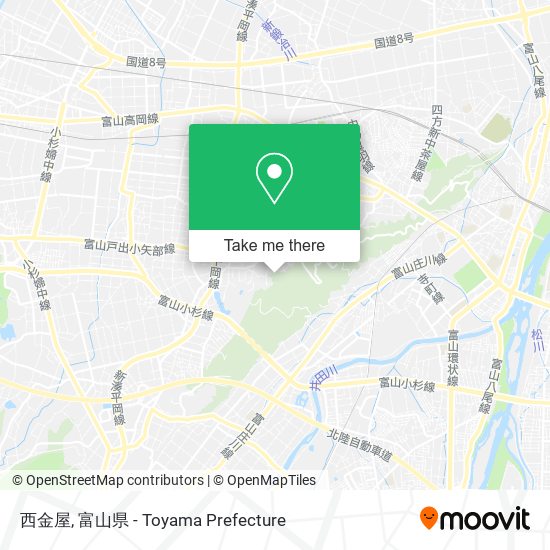 西金屋 map