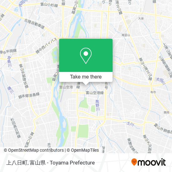 上八日町 map