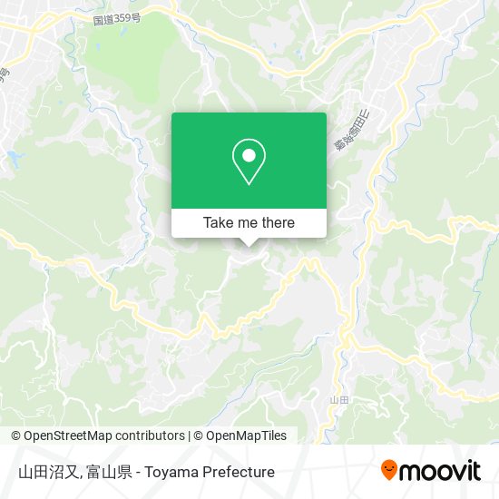 山田沼又 map