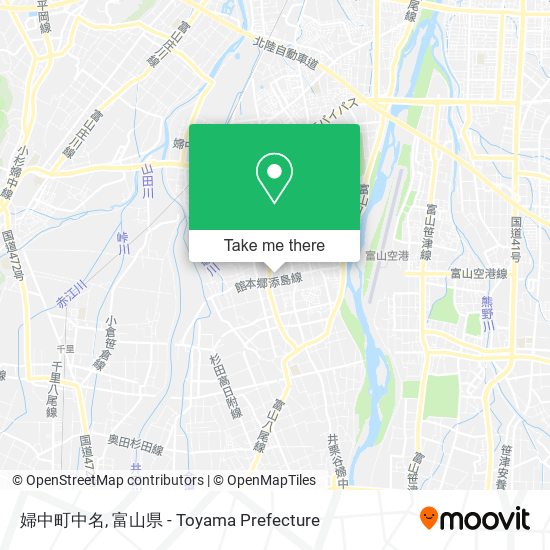 婦中町中名 map