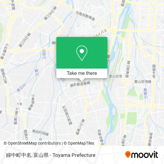 婦中町中名 map