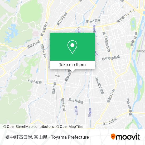 婦中町高日附 map