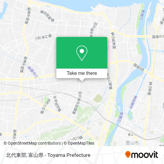 北代東部 map