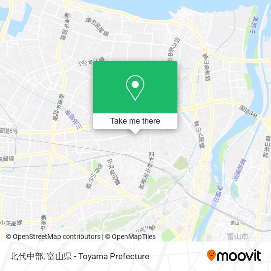 北代中部 map