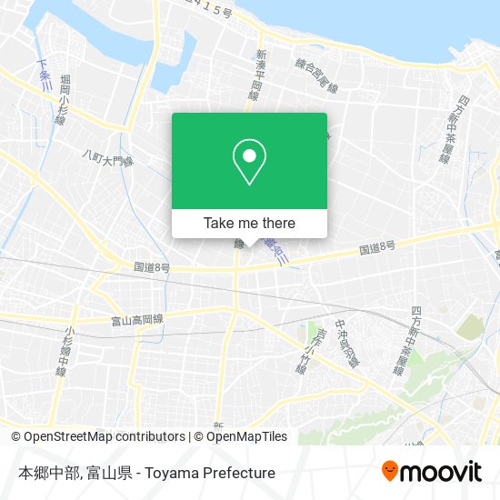 本郷中部 map