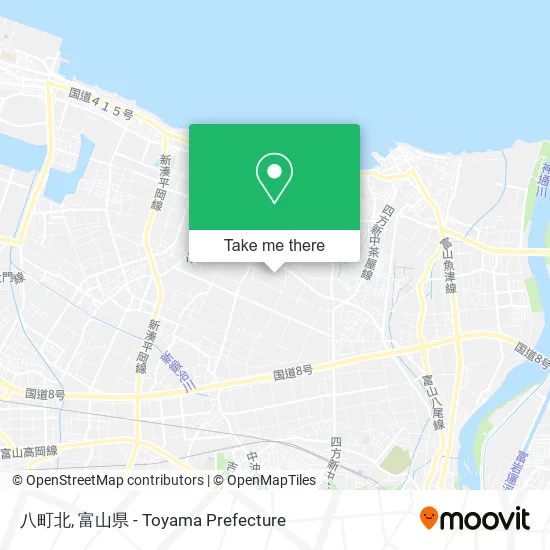 八町北 map