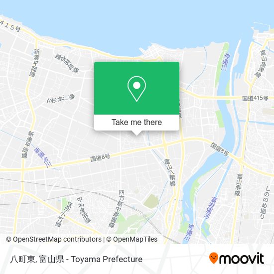 八町東 map