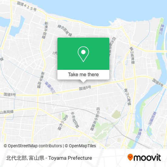 北代北部 map