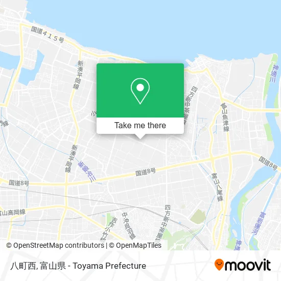 八町西 map