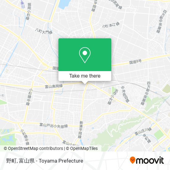 野町 map