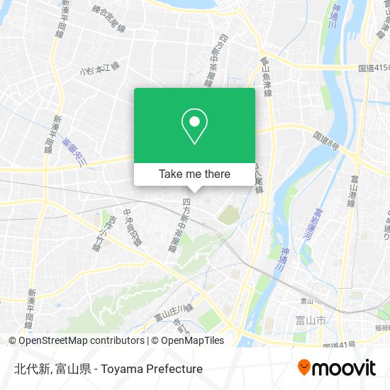 北代新 map