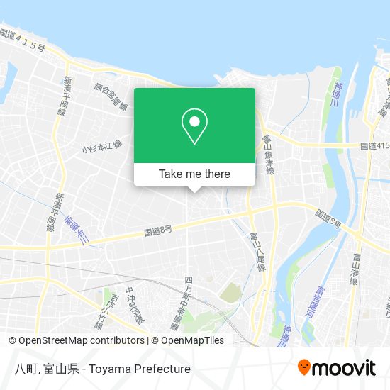 八町 map