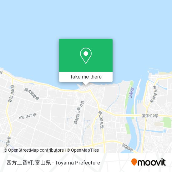 四方二番町 map