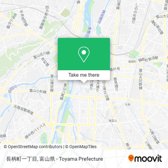 長柄町一丁目 map