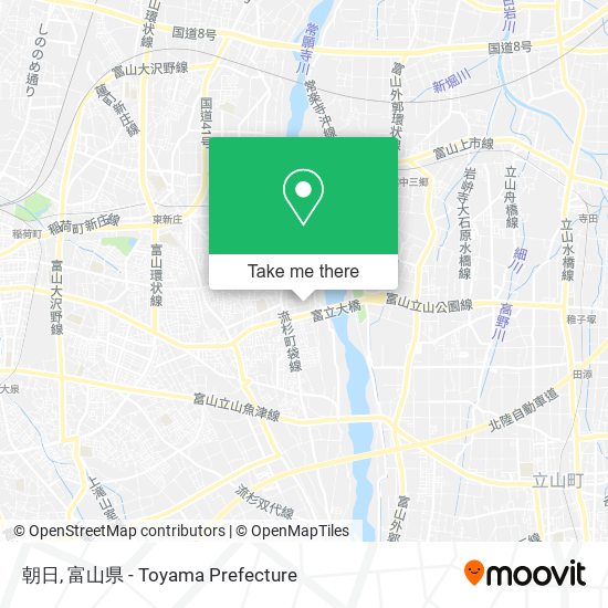 朝日 map