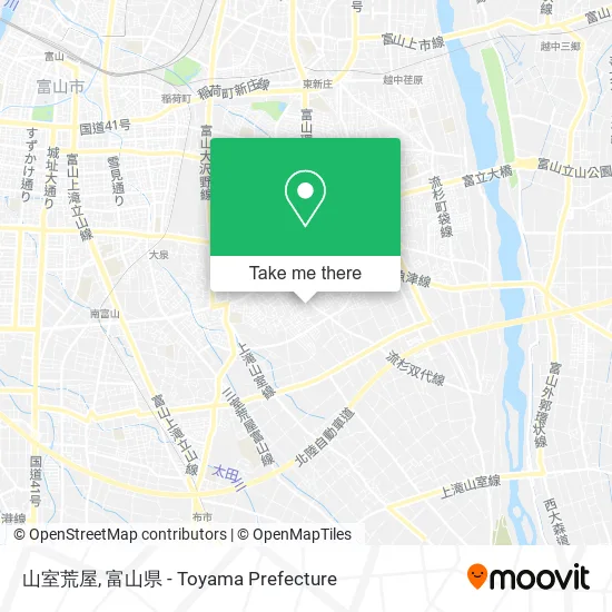 山室荒屋 map
