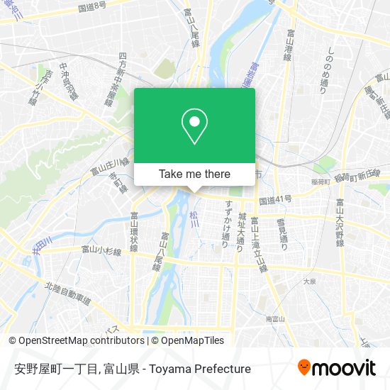 安野屋町一丁目 map