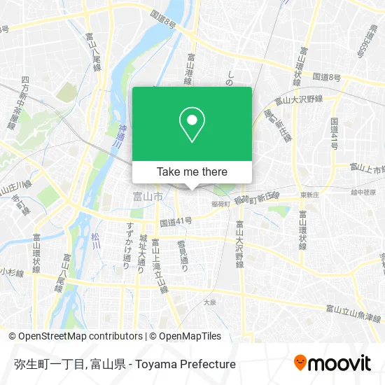 弥生町一丁目 map