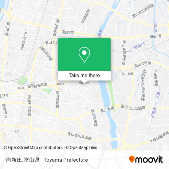 向新庄 map
