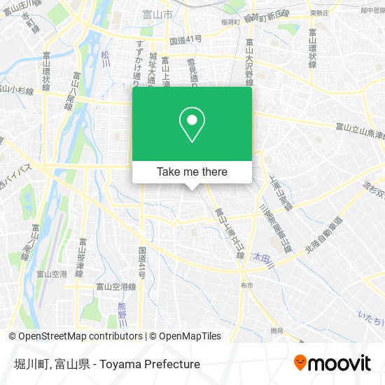 堀川町 map