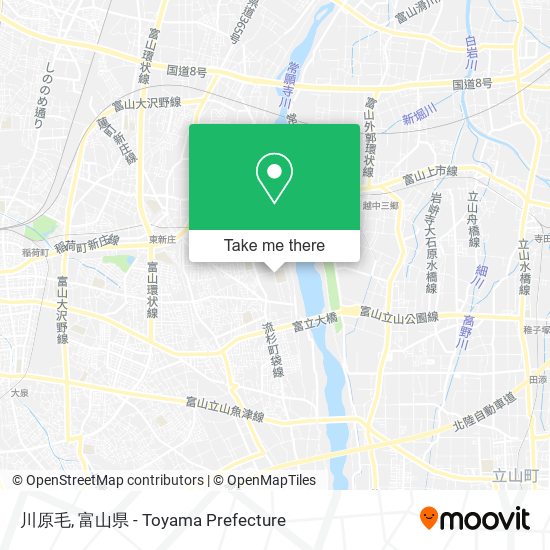 川原毛 map