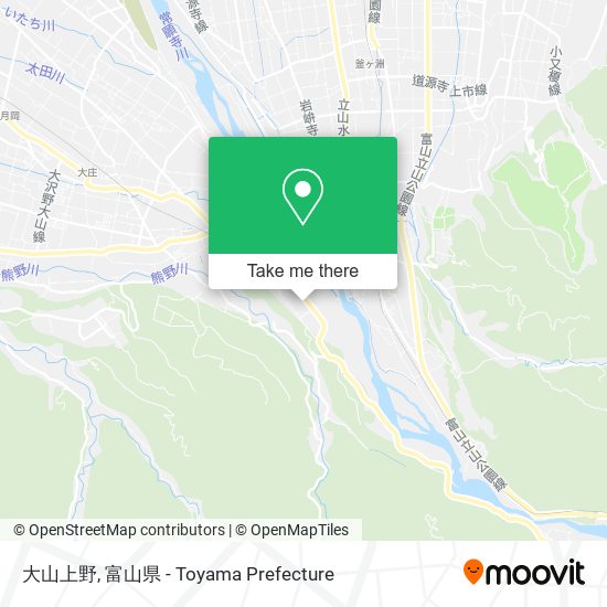 大山上野 map