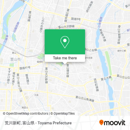 荒川新町 map