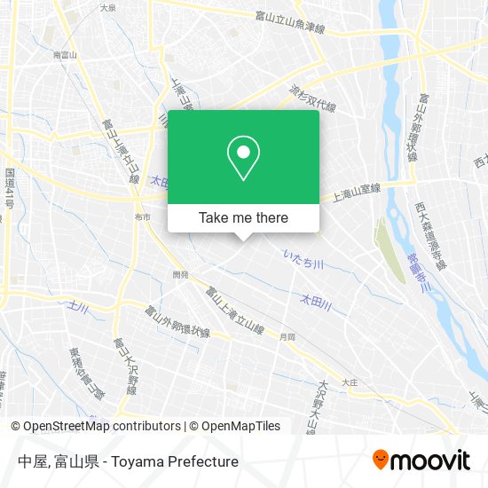 中屋 map