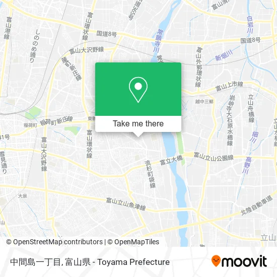中間島一丁目 map