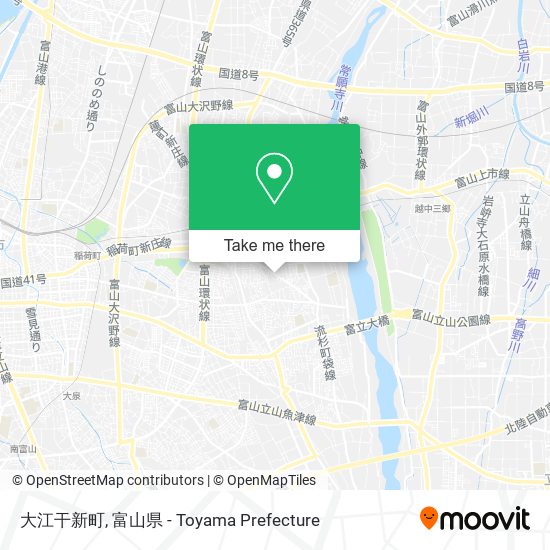 大江干新町 map