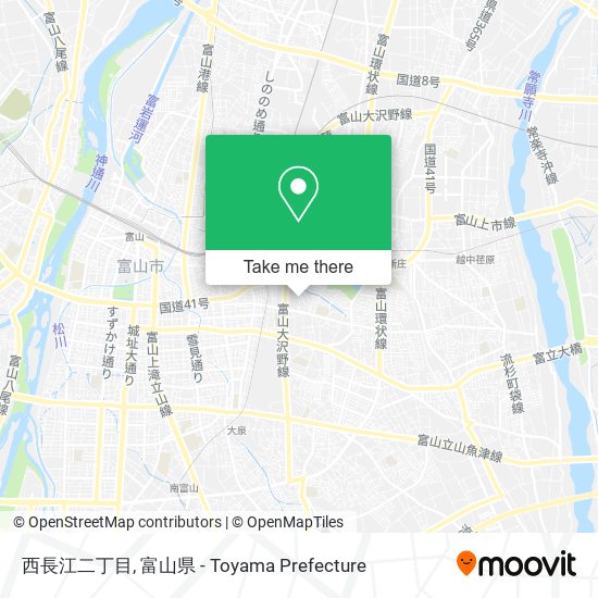 西長江二丁目 map