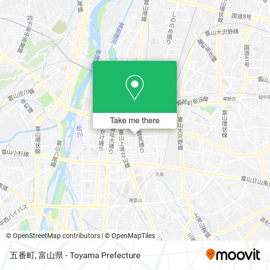五番町 map