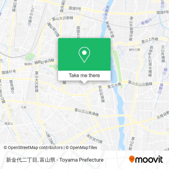新金代二丁目 map