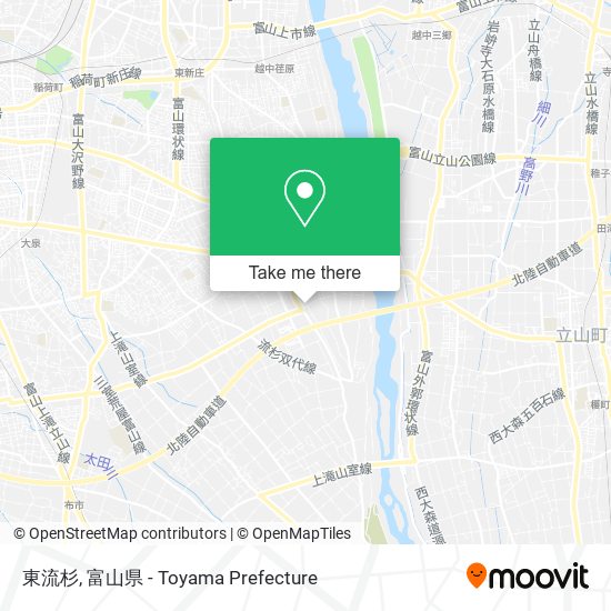 東流杉 map